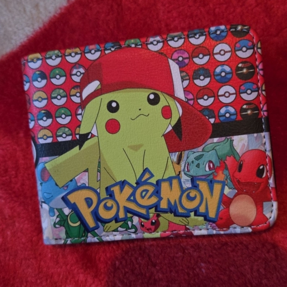 New Pokemon Anime Manga Leather Wallet